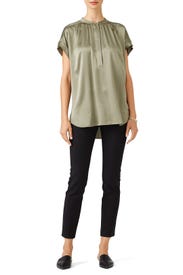 Sage Shirred Blouse by VINCE.