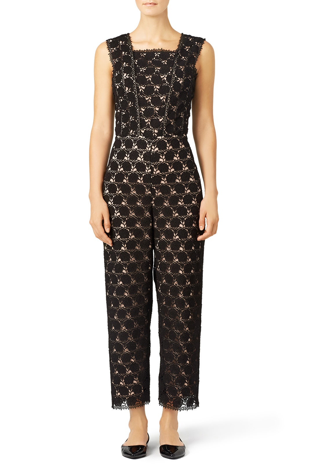 Hibiscus Lace Jumpsuit by Yigal Azrouël 0