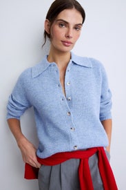 Millie Oversized Polo Sweater by Central Park West