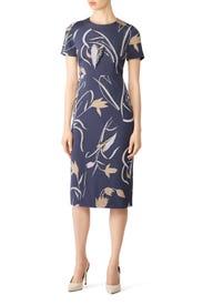 Granite Crew Neck Dress by Diane von Furstenberg
