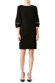 Black Courtenia Dress by Lauren Ralph Lauren