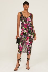 Botanical Midi Dress by Marchesa Notte