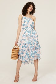 Floral One Shoulder Dress by Marissa Webb x RTR