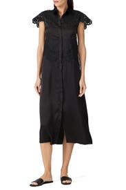 Eyelet Sleeve Dress by Rabanne