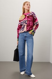 Oversized Graphic Sweater by Scotch & Soda