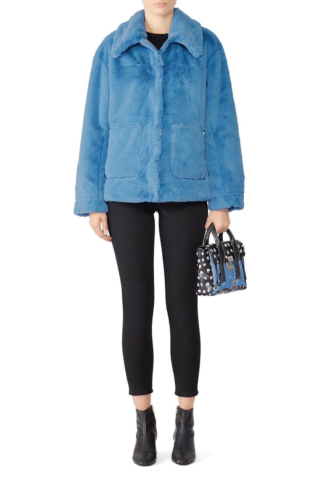 Faux Fur Salma Coat by Trina Turk 0