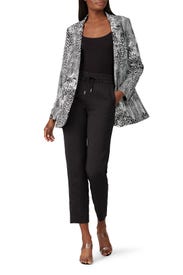Animal Print Curtis Blazer by AFRM