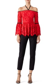 Red Grace Top by Alexis