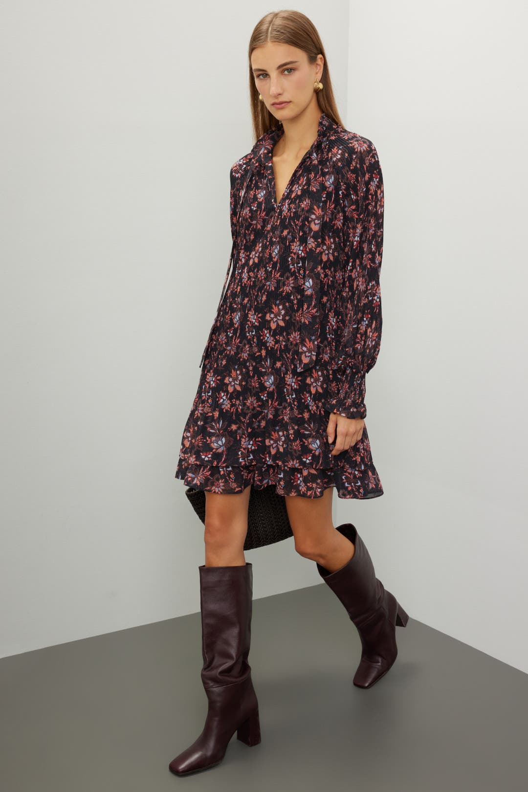 Pleated Floral Dress by Derek Lam 10 Crosby x RTR | Rent the Runway