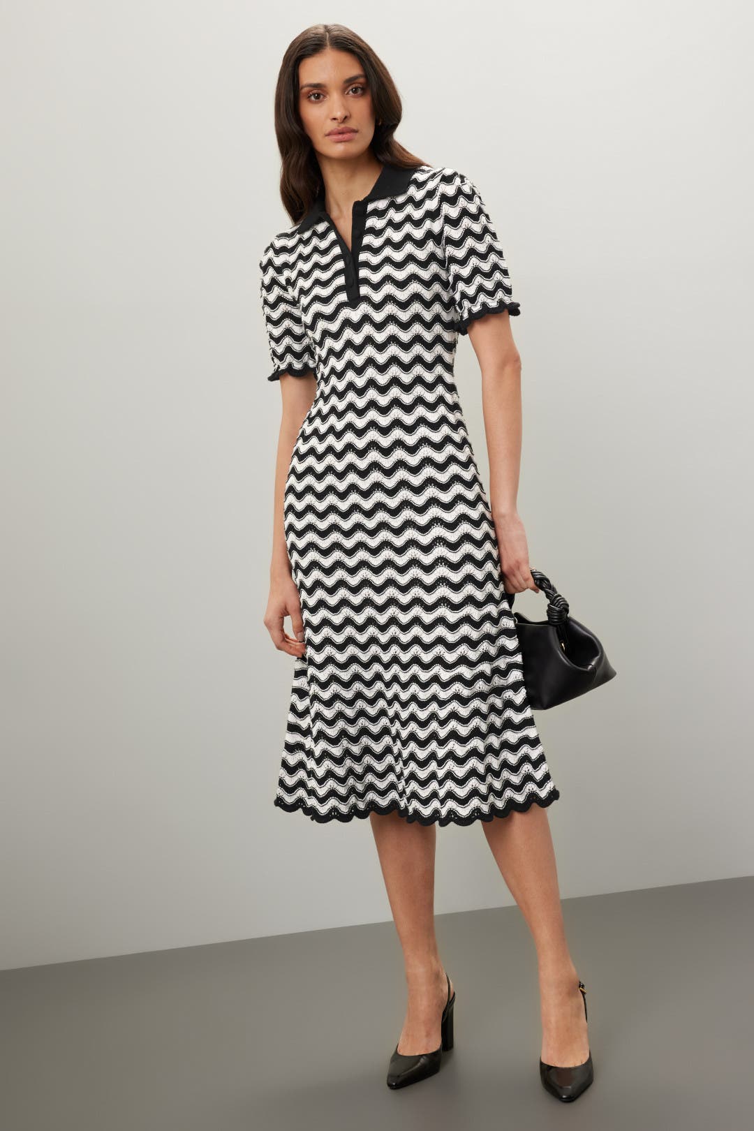 Wavy Stripe Knit Dress by Derek Lam 10 Crosby x RTR | Rent the Runway