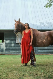 Isodora Long Dress by DELFI Collective