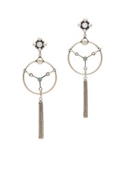 Silver Daschuri Earrings by Dannijo