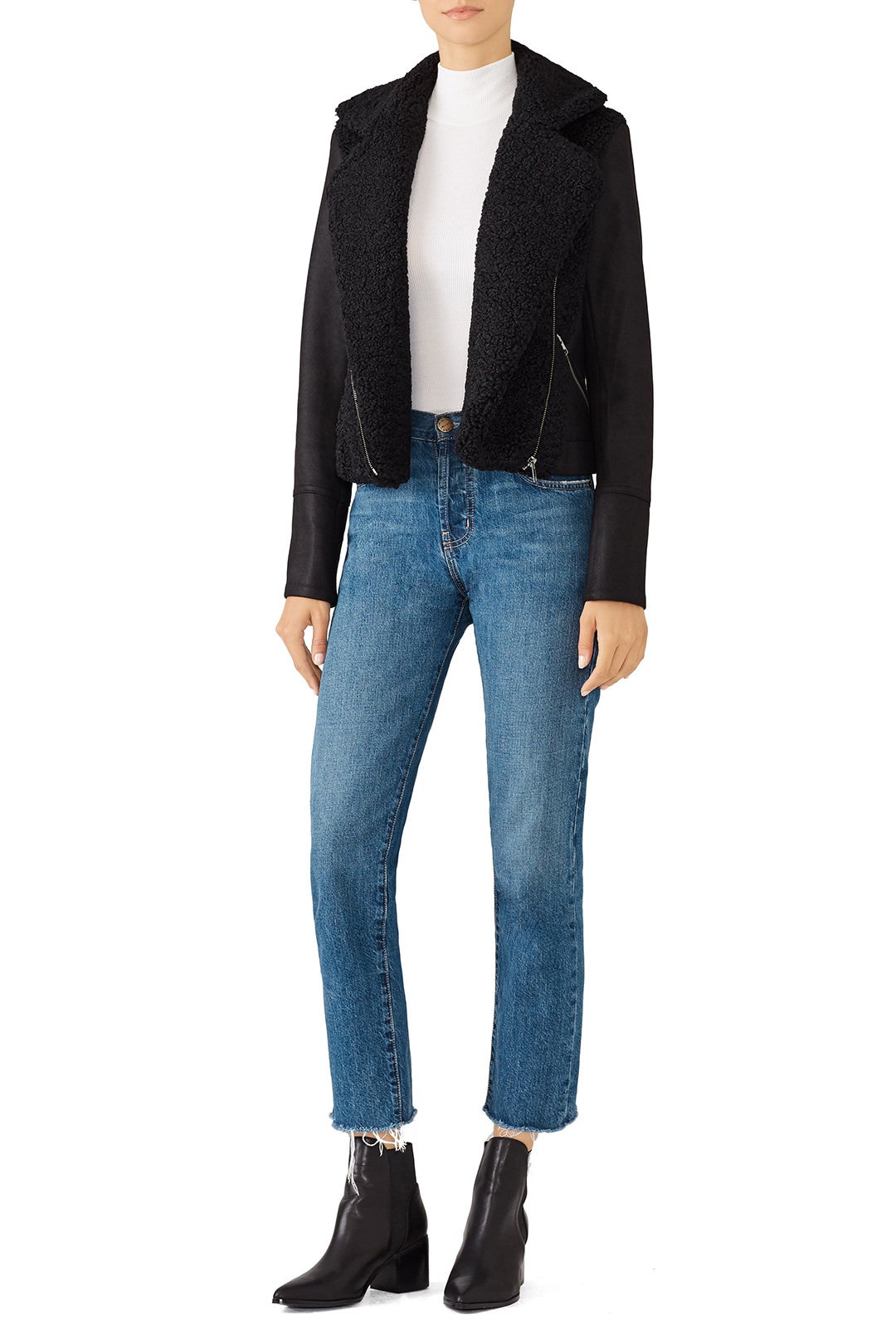 Sherpa Moto Jacket by Greylin 0