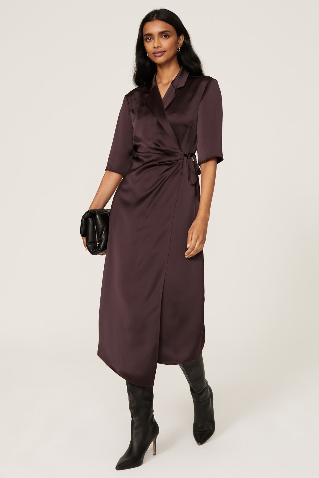 Dasatine Silk Wrap Dress by BOSS | Rent the Runway Dasatine Silk Wrap Dress by BOSS | Rent the Runway