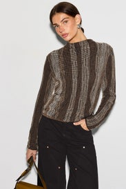 Ombre Pixel Knit Sweater by NIC + ZOE