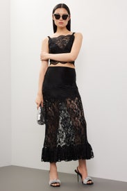 Lace Maxi Skirt by Rabanne