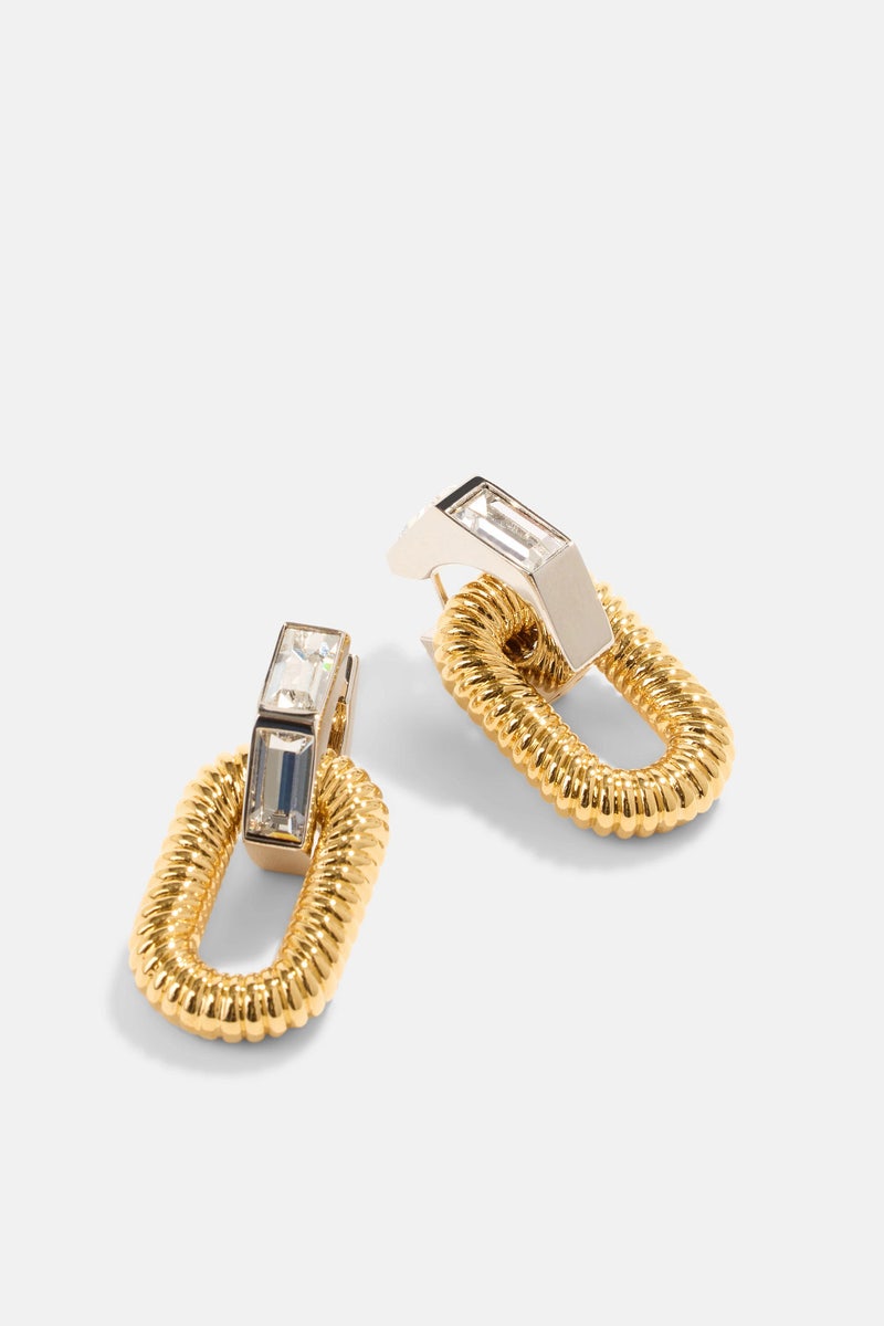 Mixed Metal Hoops by Rabanne Accessories