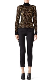 Dahlia Leopard Sweater by Ronny Kobo
