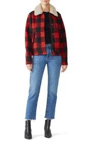 Lumberjack Check Trucker Jacket by Scotch & Soda
