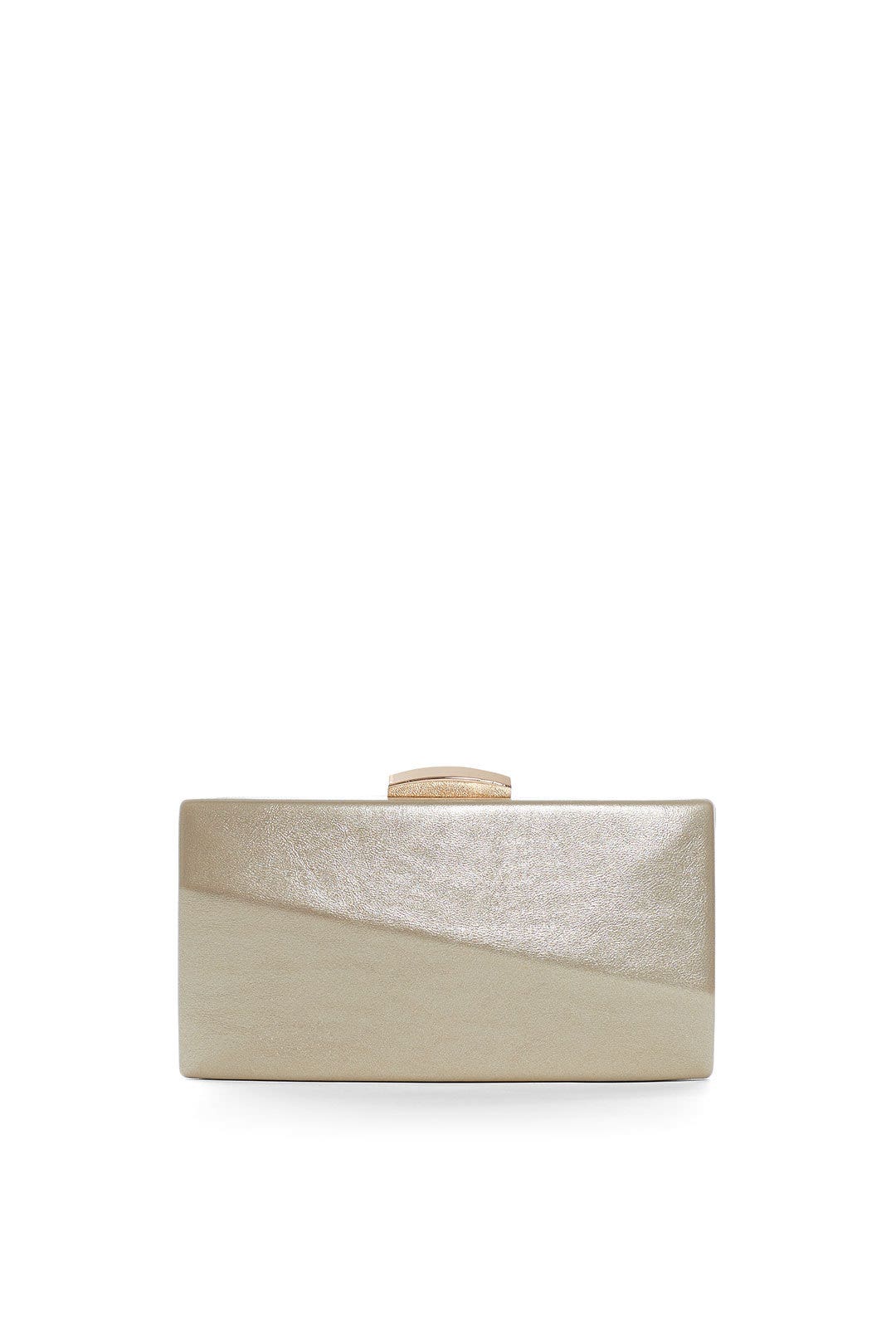 Metallic Nappa Box Clutch by Sondra Roberts