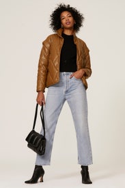 Faux Leather Liliane Jacket by Apparis