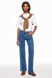 Lexi Seamed Wide Leg Jean by Hudson