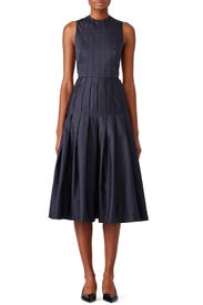 Navy Lianne Midi Dress by L.K. Bennett