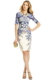 Blaue Blume Dress by Lela Rose