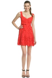 Red Daisy Love Dress by Nanette Lepore