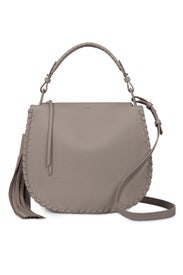Taupe Grey Mori Hobo Bag by AllSaints