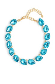 Aqua Statement Necklace by Elizabeth Cole