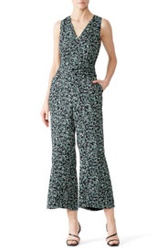 Luna Printed Culotte Jumpsuit by Greylin