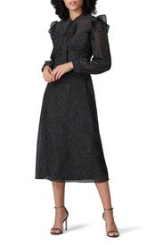Foil Print Midi Dress by Jill Jill Stuart