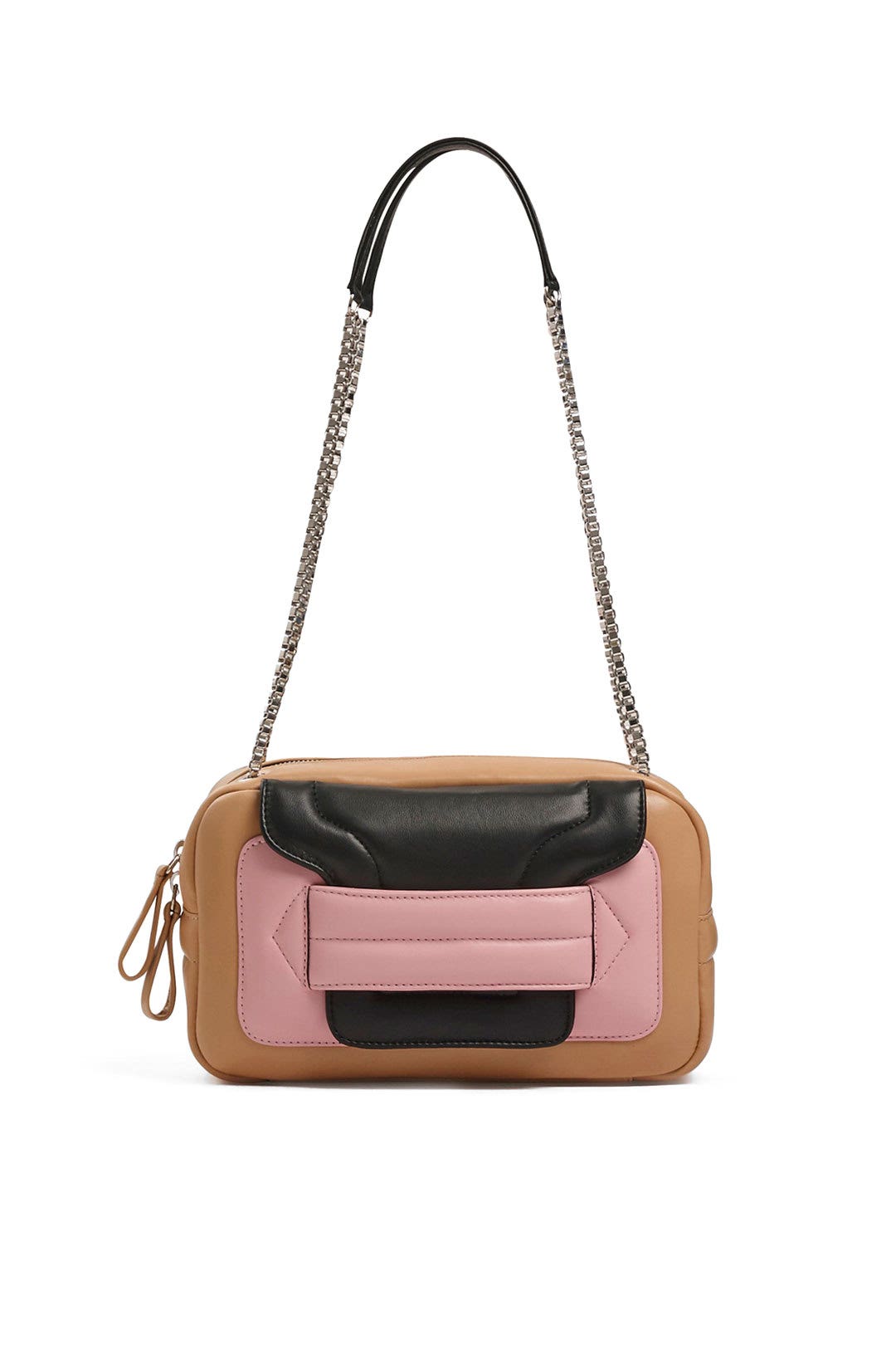 Multi Camel Alpha Pad Crossbody by PIERRE HARDY