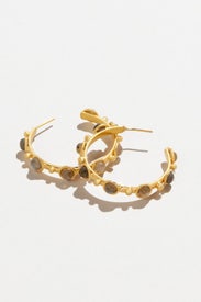 Petite Candy Hoop Earrings by Sylvia Toledano