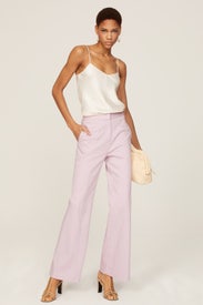 Lavender Flare Pants by Donna Karan New York