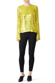 Clara Sequin Top by GALVAN