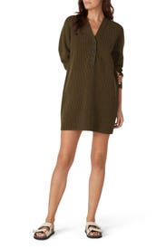 Henley Sweater Dress by Madewell