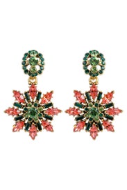 Prismatic Etoile Earrings by Oscar de la Renta