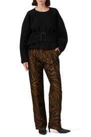 Long Sleeve Belted Pullover by 3.1 Phillip Lim