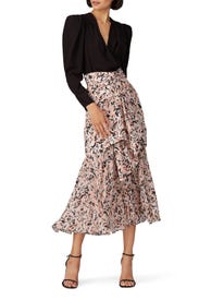 Printed Chiffon Layered Skirt by Proenza Schouler