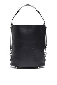 Black Utility Convertible Bucket Bag by Rebecca Minkoff Accessories