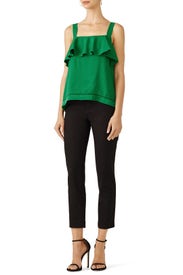 Emerald Portland Top by Rachel Zoe
