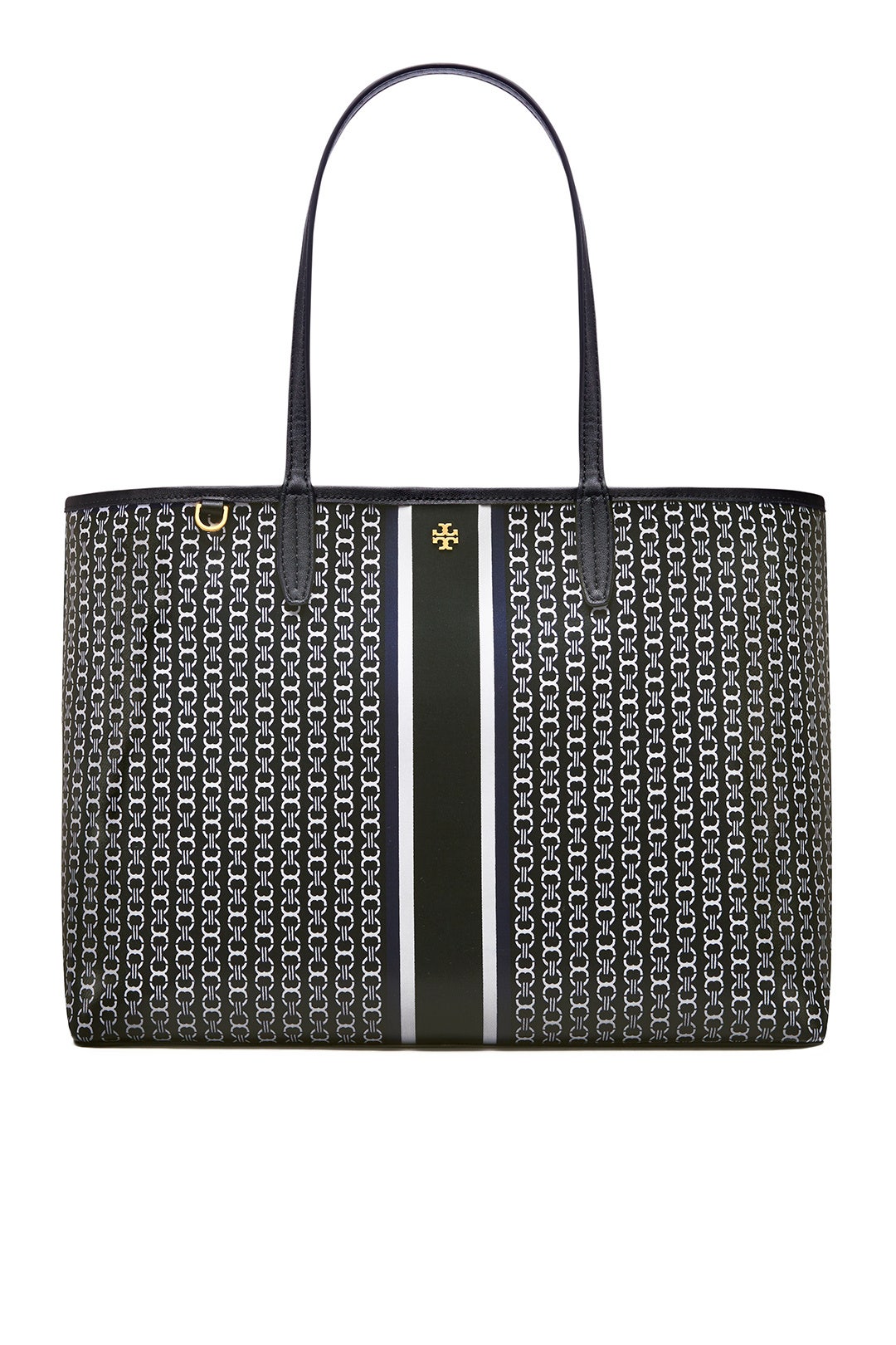 Black Gemini Link Tote by Tory Burch Accessories 0