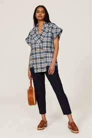 Enzo Dickey Vest by Veronica Beard