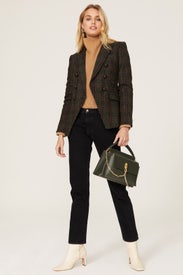 Plaid Miller Dickey Jacket by Veronica Beard