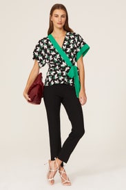 Izzy Wrap Top by Diane von Furstenberg