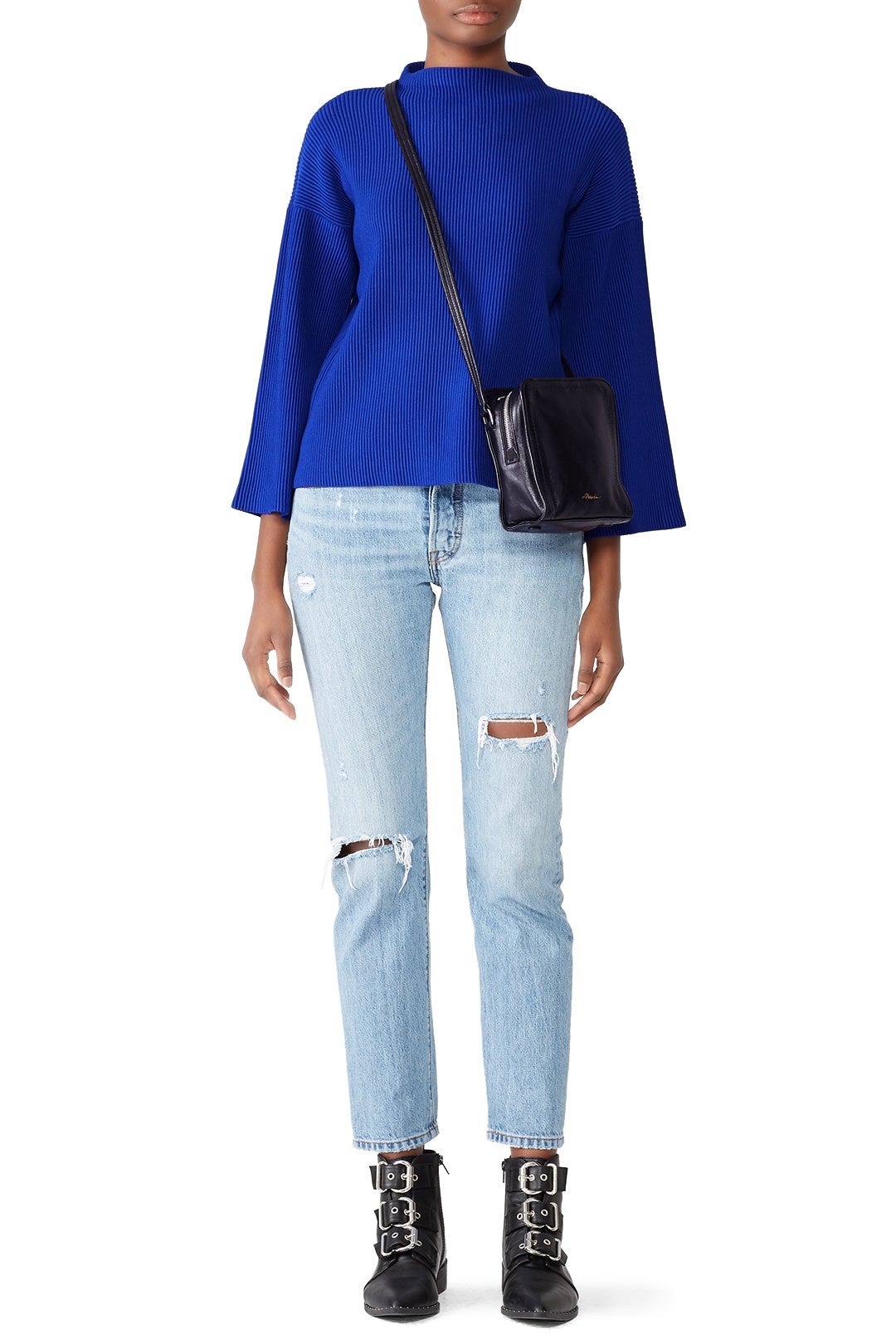 Ottoman Rib Pullover by 525 America 0