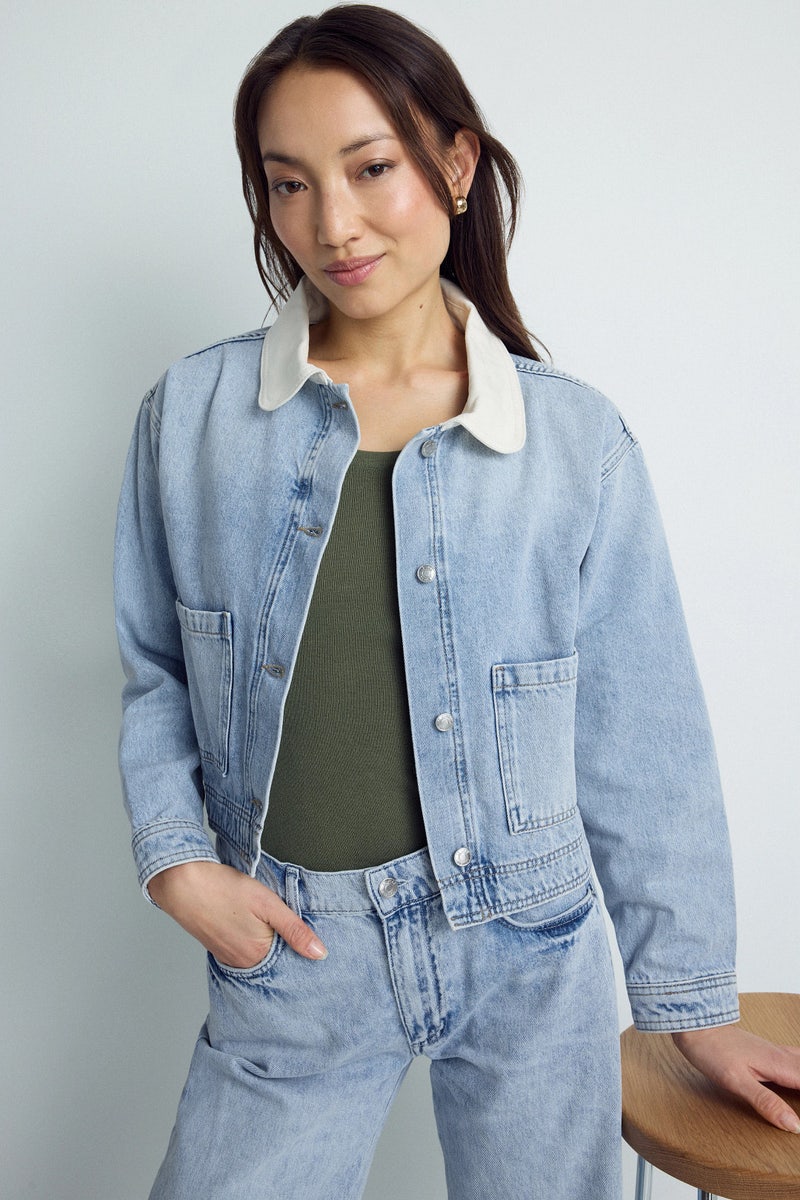 Cora Denim Jacket by LE JEAN - Photo 0