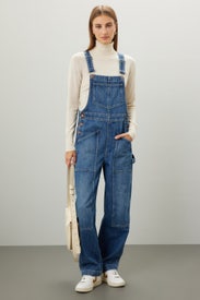 Denim Oversized Carpenter Overalls by Madewell